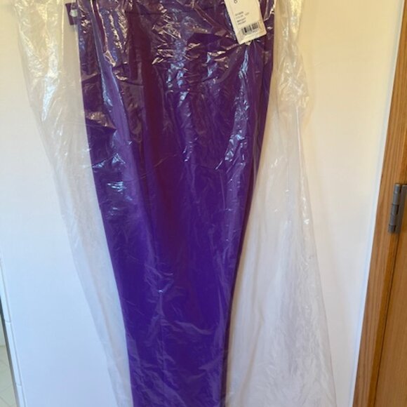 NEW THEORY PANTS. NWT. Admiral Crepe Tailored Ankle. Purple/Bright Peony. Size 8 - Picture 3 of 11